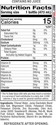Miniatura 2 de Jocko Fuel Hydrate - Bebidas con electrolitos  Amplificador de hidratación de bebidas deportivas, saciador de la sed, mezcla de electrolitos