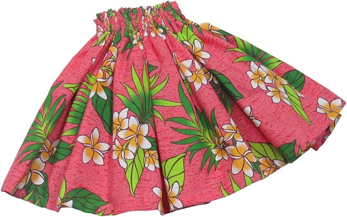 Amazon フラ ケイキ 子供用 パウスカート ピンク プルメリア 507 スカート 通販