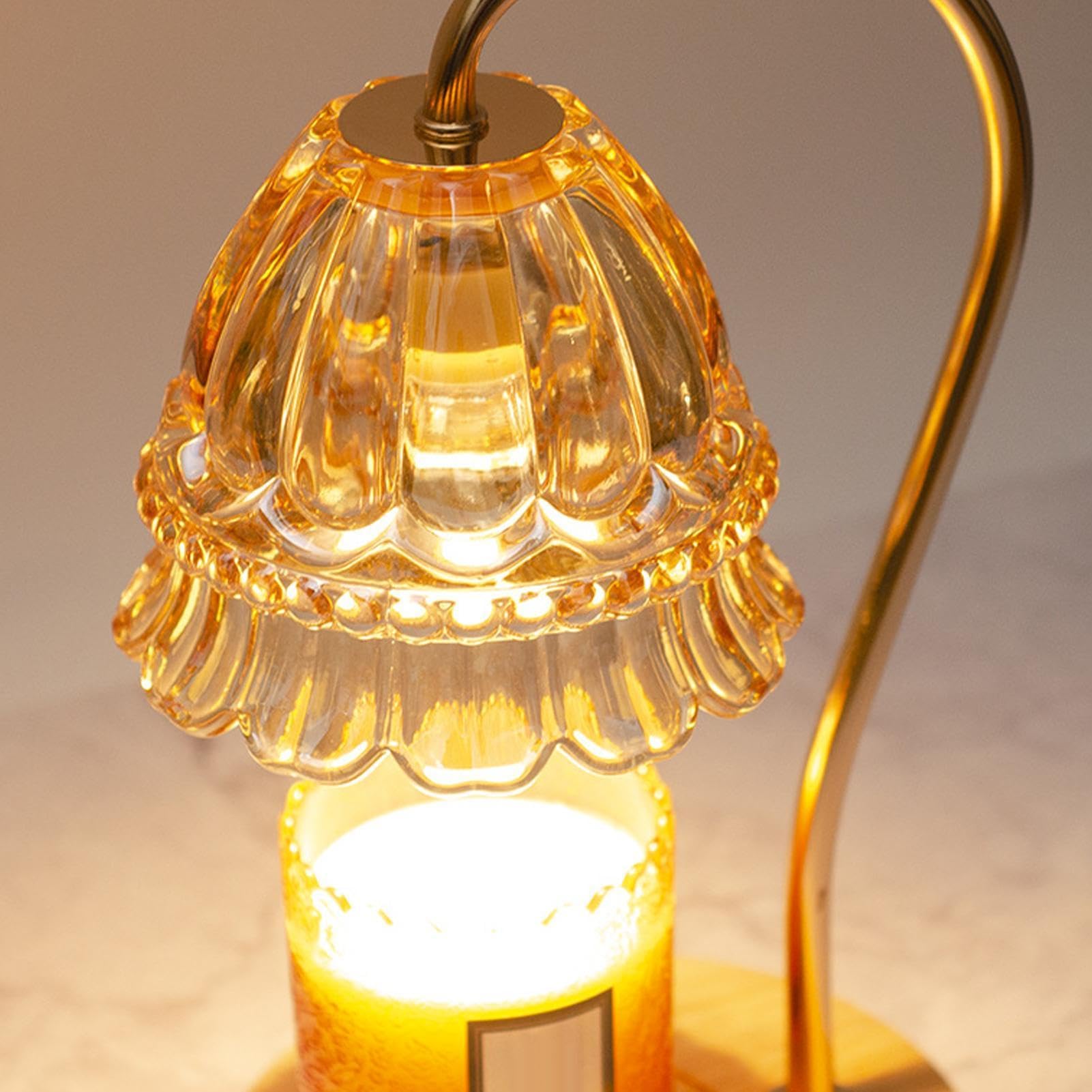 Generico Luce scalda, Lampada scalda| Lampada a candela che scioglie la luce | per sciogliere dimmerabile, lampada per sciogliere per sala studio, soggiorno, tavolo