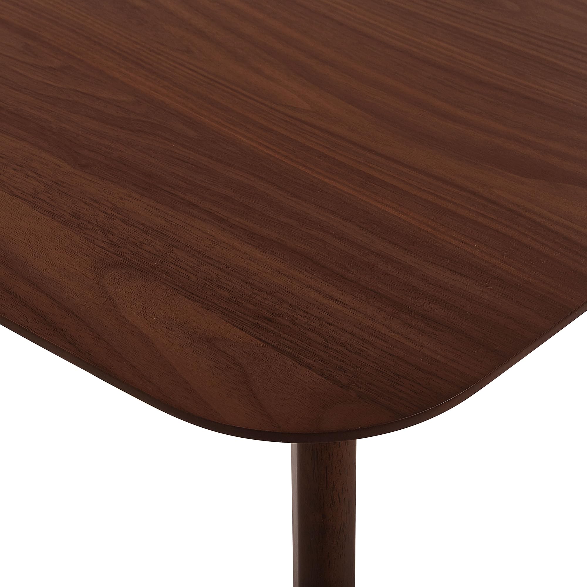 Esstisch dunkle Walnuss 120 x 75 cm ausziehbar 150 x 75 cm Skandi Madox