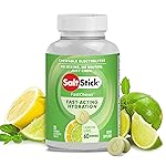 SaltStick Electrolyte FastChews - 120 Lemon Lime Chewable Tablets - Salt Tablets for Running and Hydration, Electrolyte Chews - 120 Count