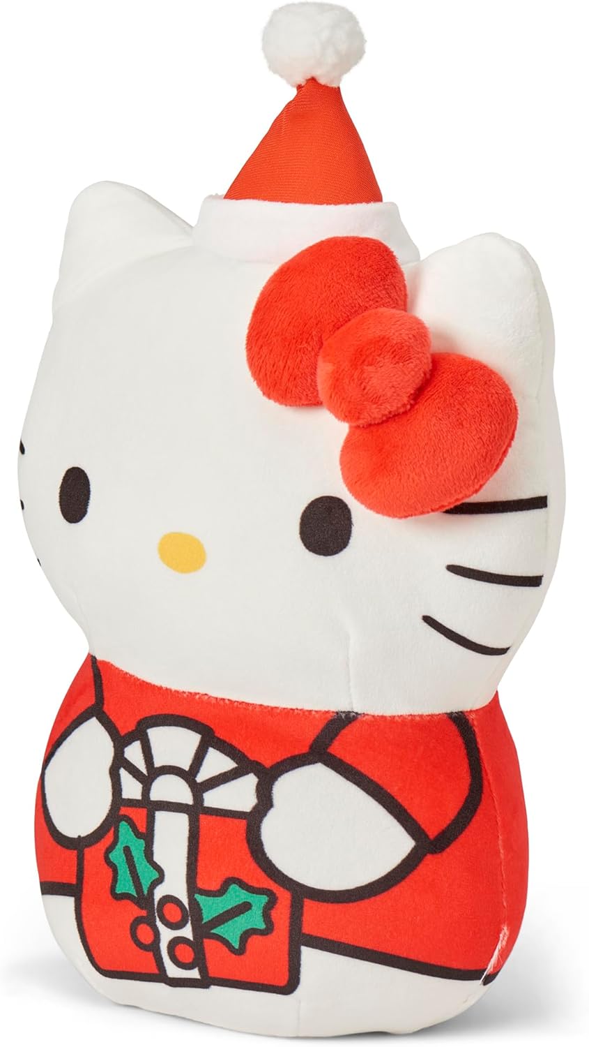 Hello Kitty Santa Sweet Hugger Pillow and Throw Blanket Set – 11 inch Character Plush with 40x50 inch Soft Fleece Blanket – Cozy for Kids, Girls, Boys, Travel, Nap Time - Image 4