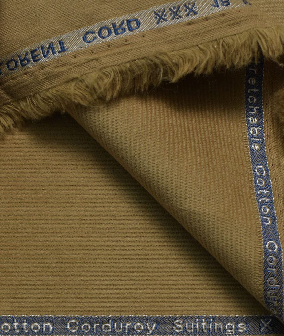 Arvind Men's Cotton Corduroy 1.30 Meter Unstitched Corduroy Trouser Fabric (Sepia Beige) 1