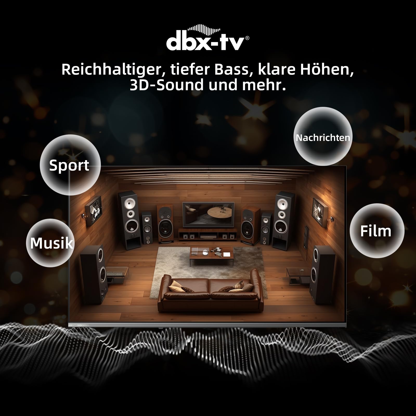 Chiq 50QA10(126 cm) 4K UHD QLED Smart Google TV 50 zoll – Bild 9