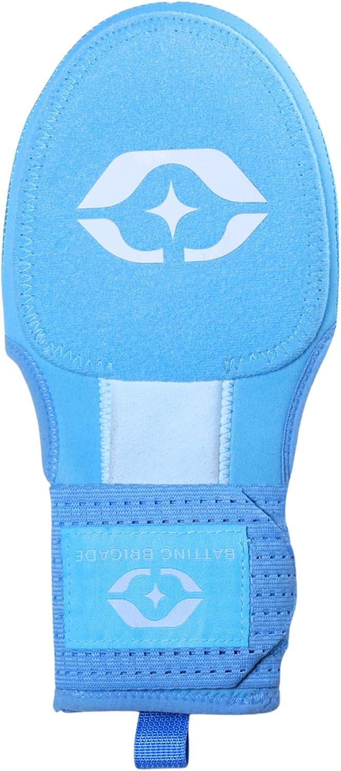 Sliding Mitt - Youth Baseball Sliding Mitt - Protective Hand Guard - Elastic Compression Strap - Left & Right Hand Sizes Victory Blue