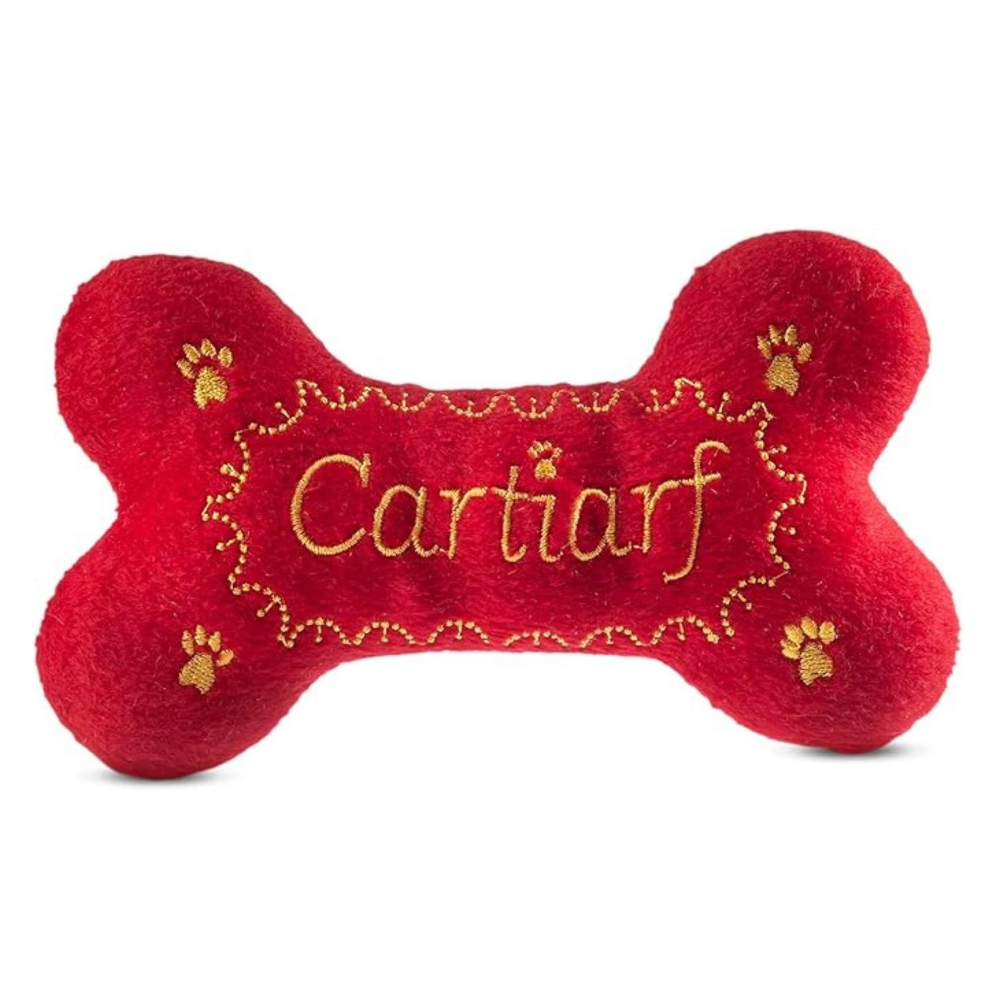 Runway Pup Collection | Unique Squeaky Plush Dog Toys - Prêt-à-Porter Dog Bones, Balls & More Large Multi-colored cartiarf