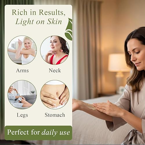 Miniatura 7 de Crepe-Ease Crema hidratante corporal antienvejecimiento Retinol Crema reafirmante, suavizante e hidratante para piel crepé en cuello, brazos y