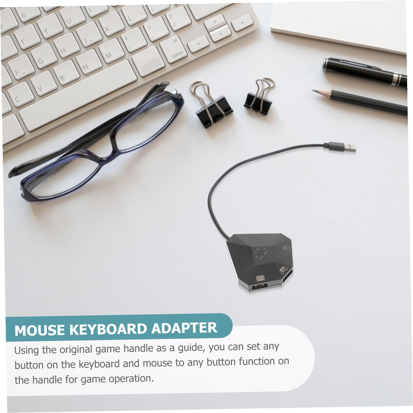 UKCOCO Adaptador De Teclado y Ratón para De para Compatible Mayoría Retraso La Respuesta