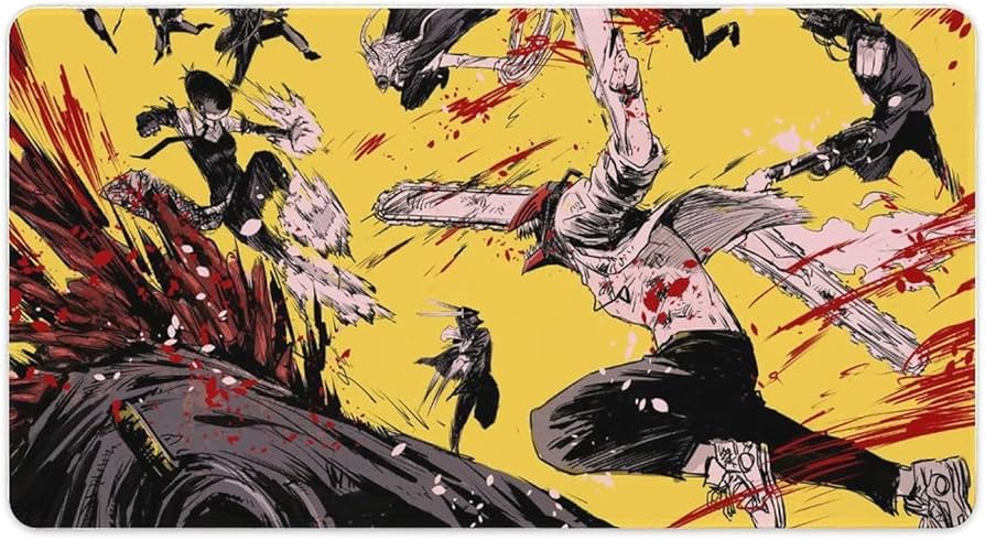 Amazon.co.jp: マウスパッド 大型 ゲーミングマウスパッド デンジ レゼ