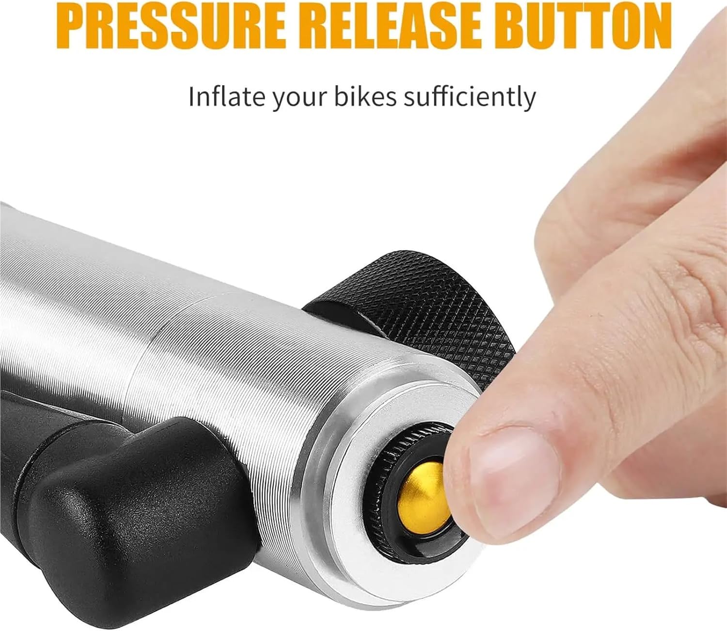 Mini Bike 300PSI Portable Aluminum Alloy tire Inflation Pump