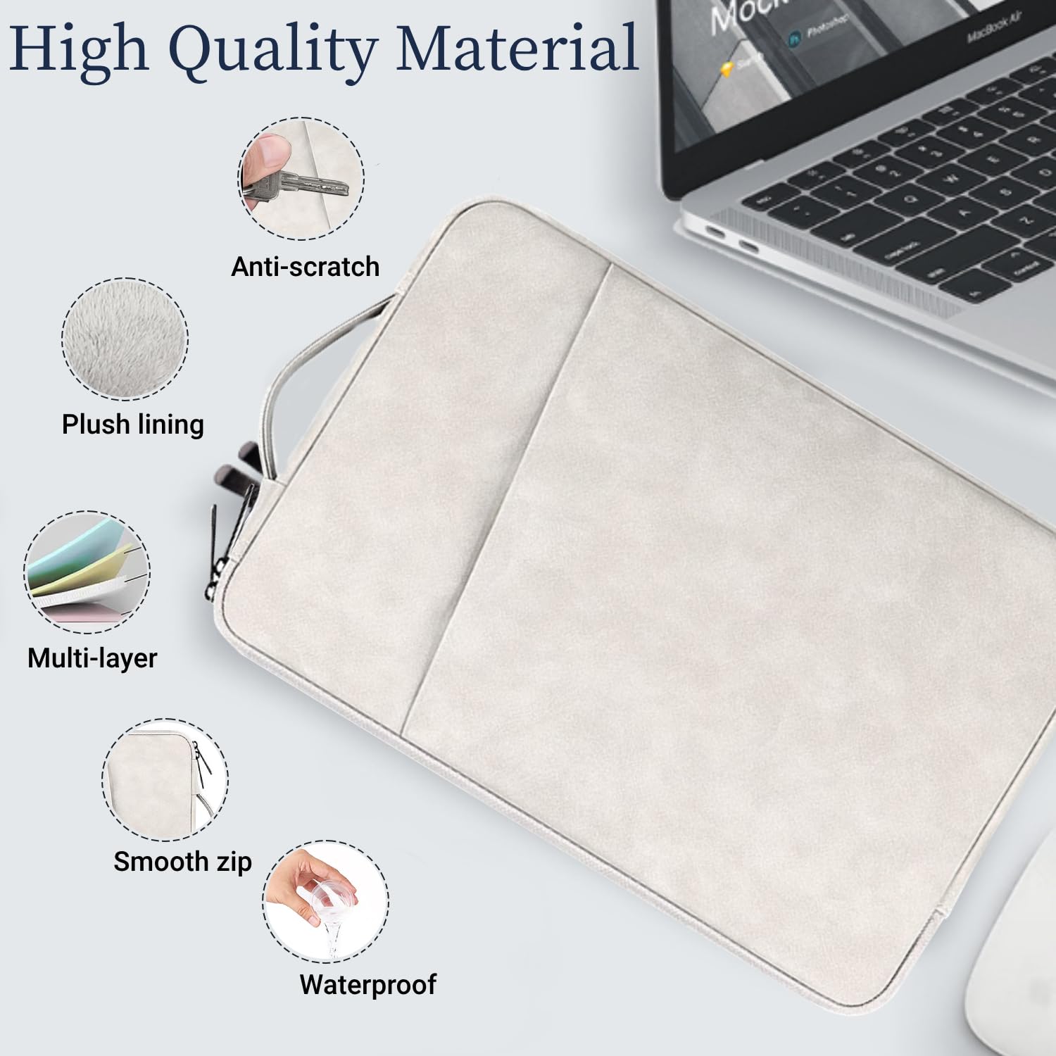 Coque Compatible avec MacBook Air 13 Pouces 2017 2016 2015 2014 2013 2012 2011 2010 Modèle A1466 A1369, Plastique Protection Rigide Étui & Sacoche & Housse de Clavier, Encre de Couleur
