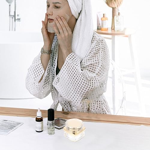 Miniatura 5 de FOMIYES Contenedor de loción de viaje, 1 unid tarros de pomada de vidrio crema, frascos de vidrio para cosméticos, tarros de loción de vidrio,