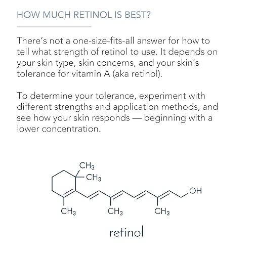 Miniatura 5 de Pure Body Naturals Suero facial de retinol, suero de retinol con hamamelis, aceite de mirto y ginseng, crema antiedad y corrector de manchas oscuras