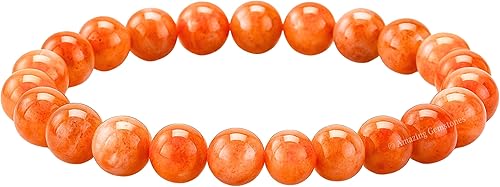 Miniatura 613 de Amazing Gemstone Pulsera de cristal para mujeres y hombres, pulsera de cristal curativo de protección, pulsera elástica con cuentas de piedras