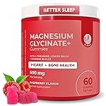Dr. Moritz Magnesium Glycinate Gummies for Adults & Kids - with L-Theanine & Lemon Balm - Magnesium Gummies for Women & Men for Relaxation Support - No Sugar Added, Non-GMO (60 Count)