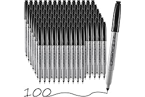 Sharpie Twin Tip Permanent Markers, Fine and Ultra Fine, Black