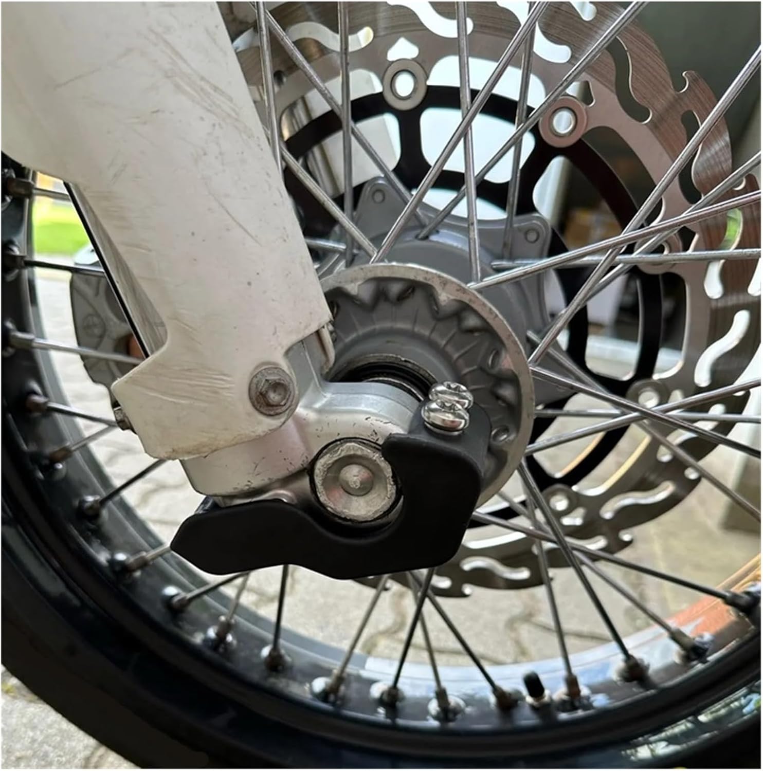 Compatible with EXC 300 TPI SX 125 EXCF 350 SXF 450 XCW 500 XC 300 XC-F XCF-W 250 530 2003-2014 2013 2012 Fork Bottom Shoe Guard(Black)