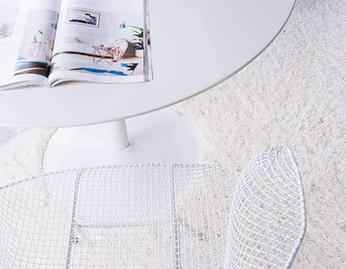 Miniatura 5 de Marilyn Monroe - Alfombra de área de la colección Opulencia, pantalla plateada (9 x 12 pies, rectangular, huesobeige)