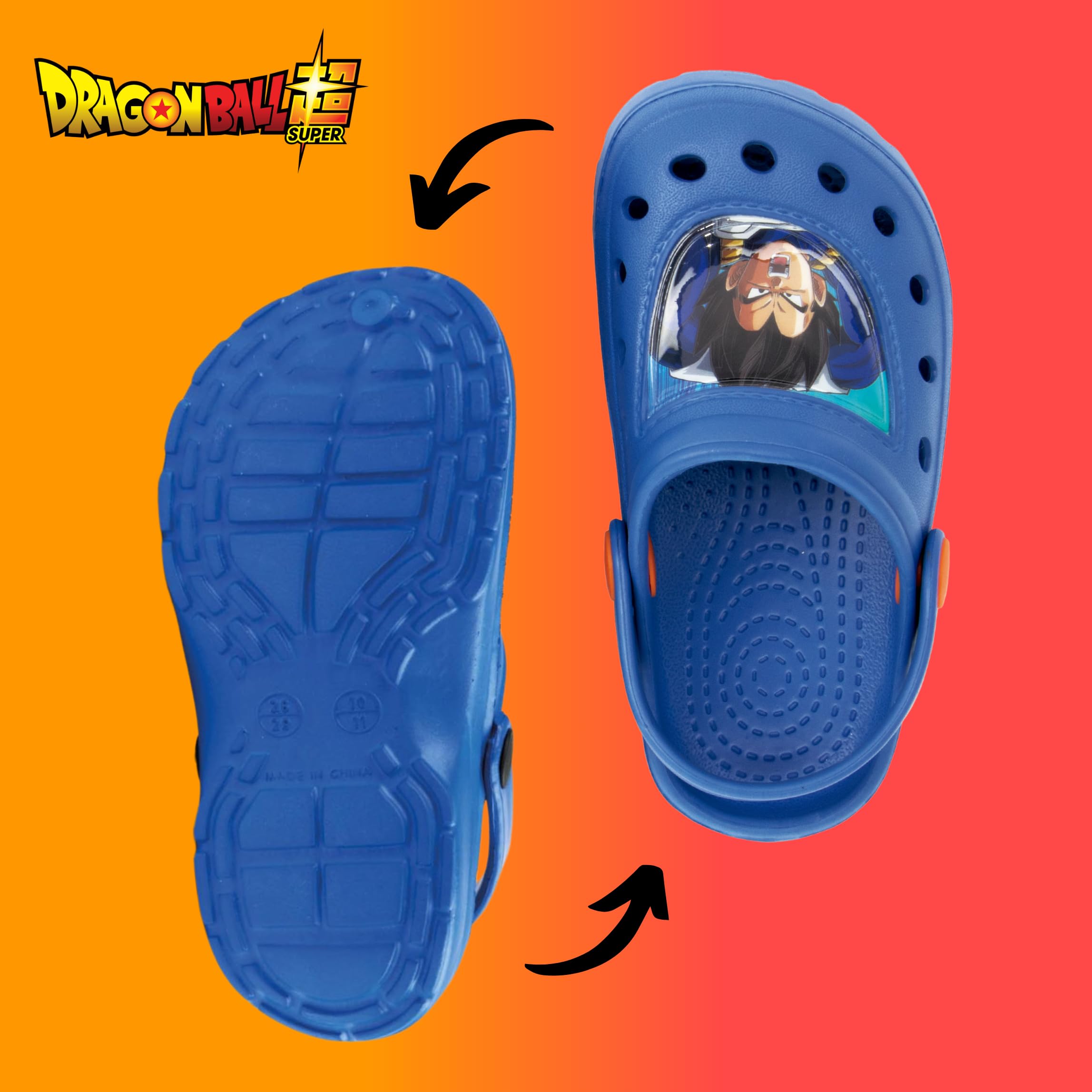 Dragon Ball Z Zuecos para Niños Goku Sandalias Clasicas Tallas EU 22-33