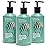 EVOLVED BY NATURE Liquid Hand Soap, 12 Oz (Pack of 3), Rosemary Lemon, Biodegradable Formula