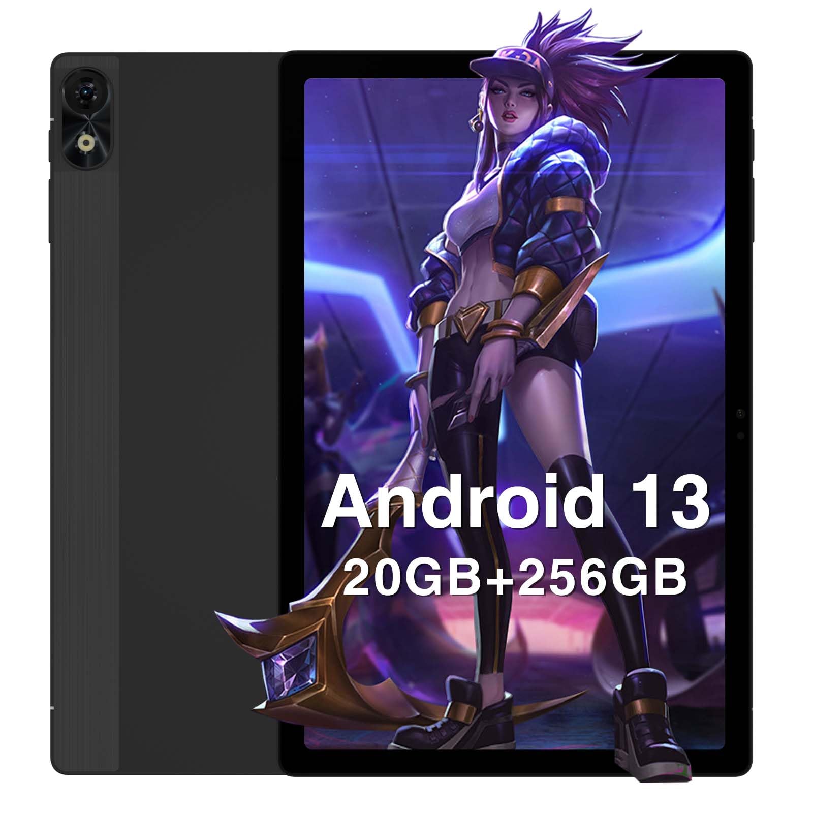 DOOGEE T10Plus Tablet, 2K 10.51" IPS Display, Android 13 Tablet, 20GB RAM + 256GB,8250mAh, Widevine L1, 4G LTE,TÜV Certified, 13MP+8MP, Face Unlock