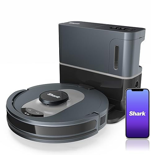 Shark UR2500SR AI Ultra Robot Vacuum with Self-Empty Base, Bagless, 30-Day Capacity, LIDAR Navigation, Compatible with Alexa, WiFi Connected, Black - AI Ultra Self-Empty