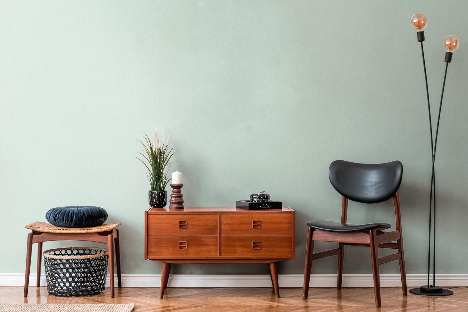 A.S. Création Attractive 2 390306 Non-Woven Wallpaper 10.05 m x 0.53 m Made in Germany Green