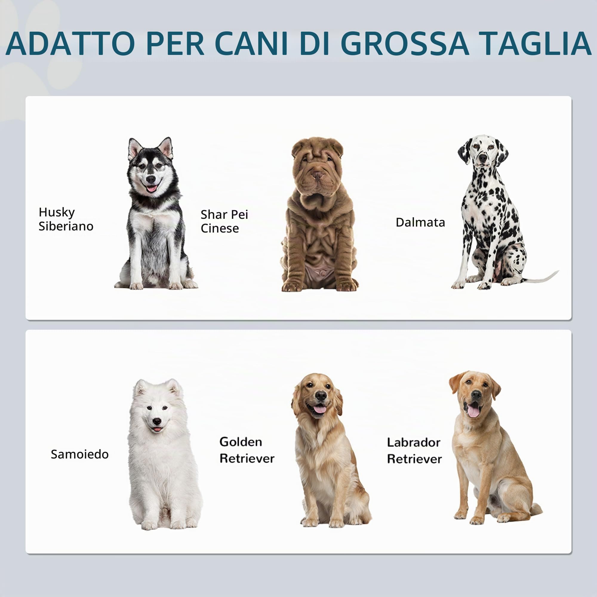 Ciotola per cani PawHut, stazione di alimentazione per cani con spazio di archiviazione, ciotola per l'acqua, supporto per ciotola con ciotole in acciaio inox da 2 litri, supporto per ciotola per