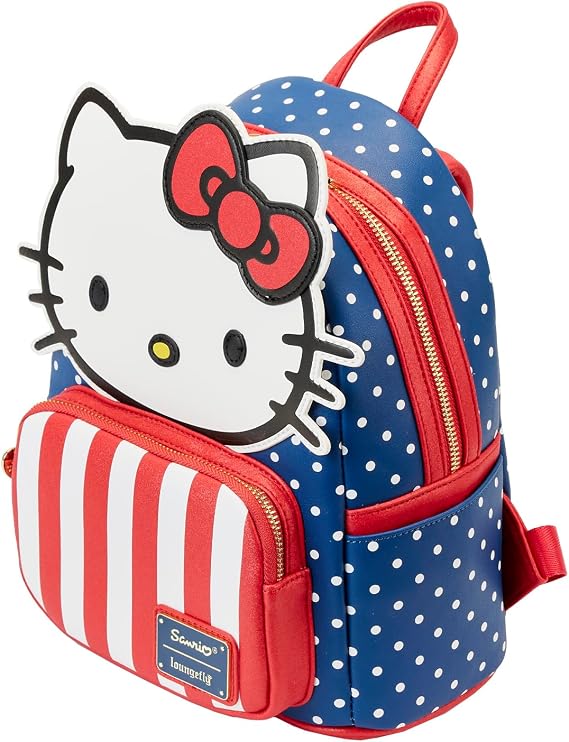 Loungefly Backpack Hello Kitty - Backpack - Cute Collectable Bag - Gift Idea - Official Merchandise - for Boys, Girls Men and Women - Anime Fans