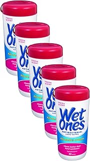 Wet Ones Antibacterial Wipes 40 Count (Value Pack of 6)