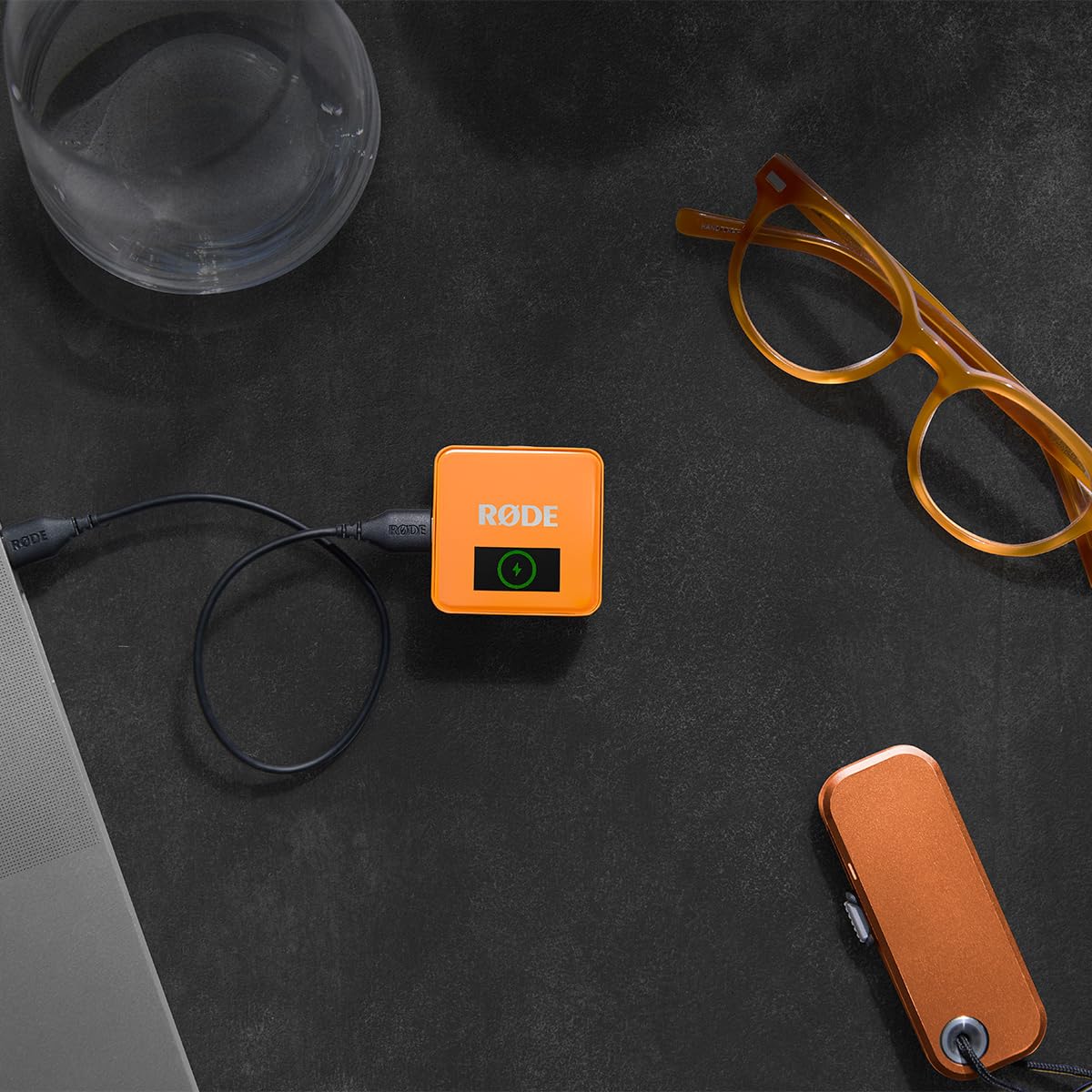RØDE Wireless GO II Ultra-compact Dual-channel Wireless Microphone System with Built-in Microphones, On-board Recording and 200m Range for Filmmaking, Interviews and Content Creation: Wireless GO Gen 3 Orange