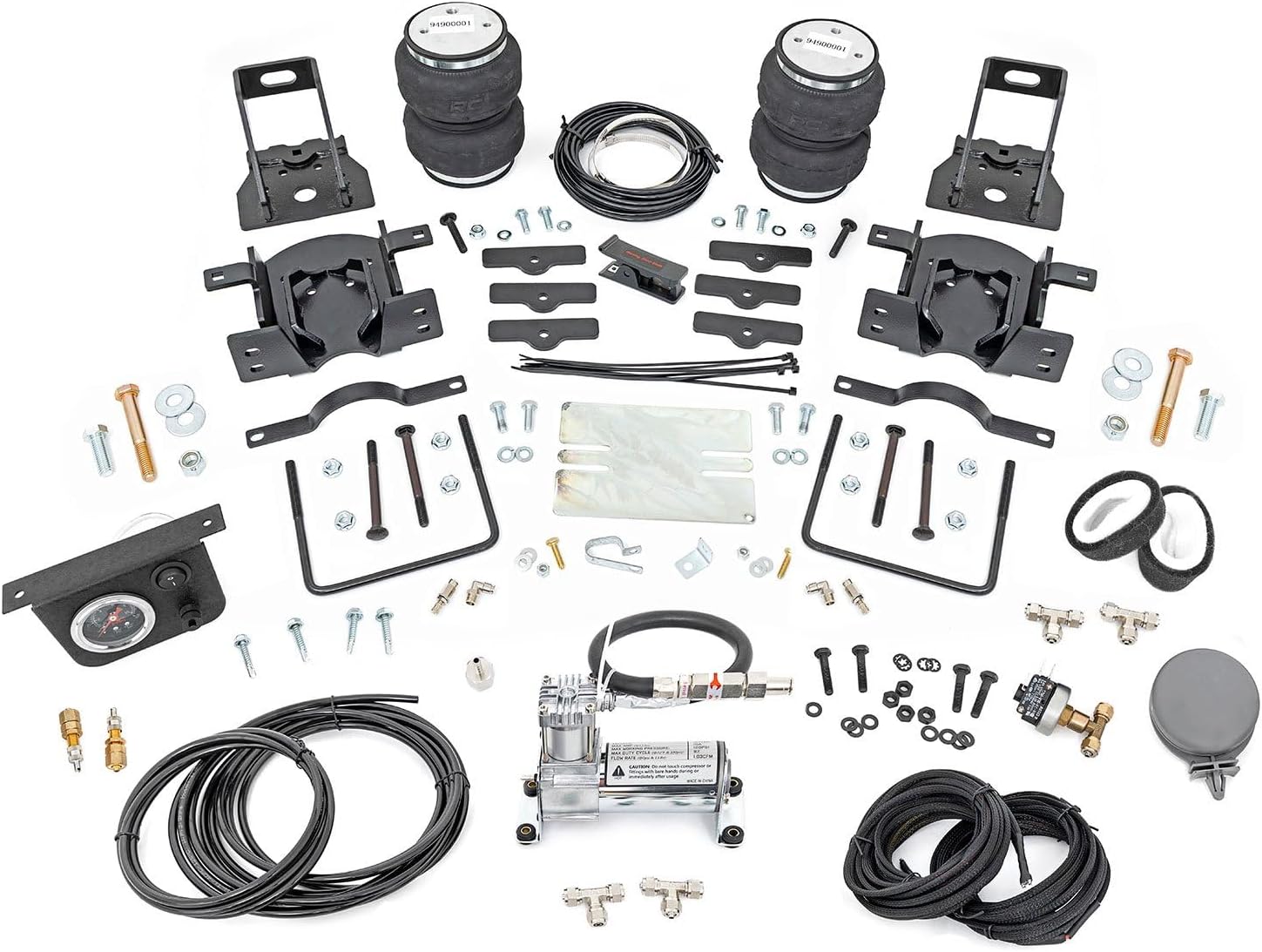 Amazon.com: Rough Country Air Spring Kit w/Compressor for 2005-2016 ...