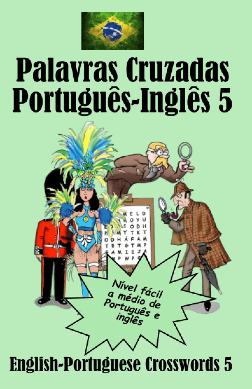 Palavras-cruzadas português-inglês- 5: English-Portuguese Crosswords 5: 52 (Dual-language Crosswords)