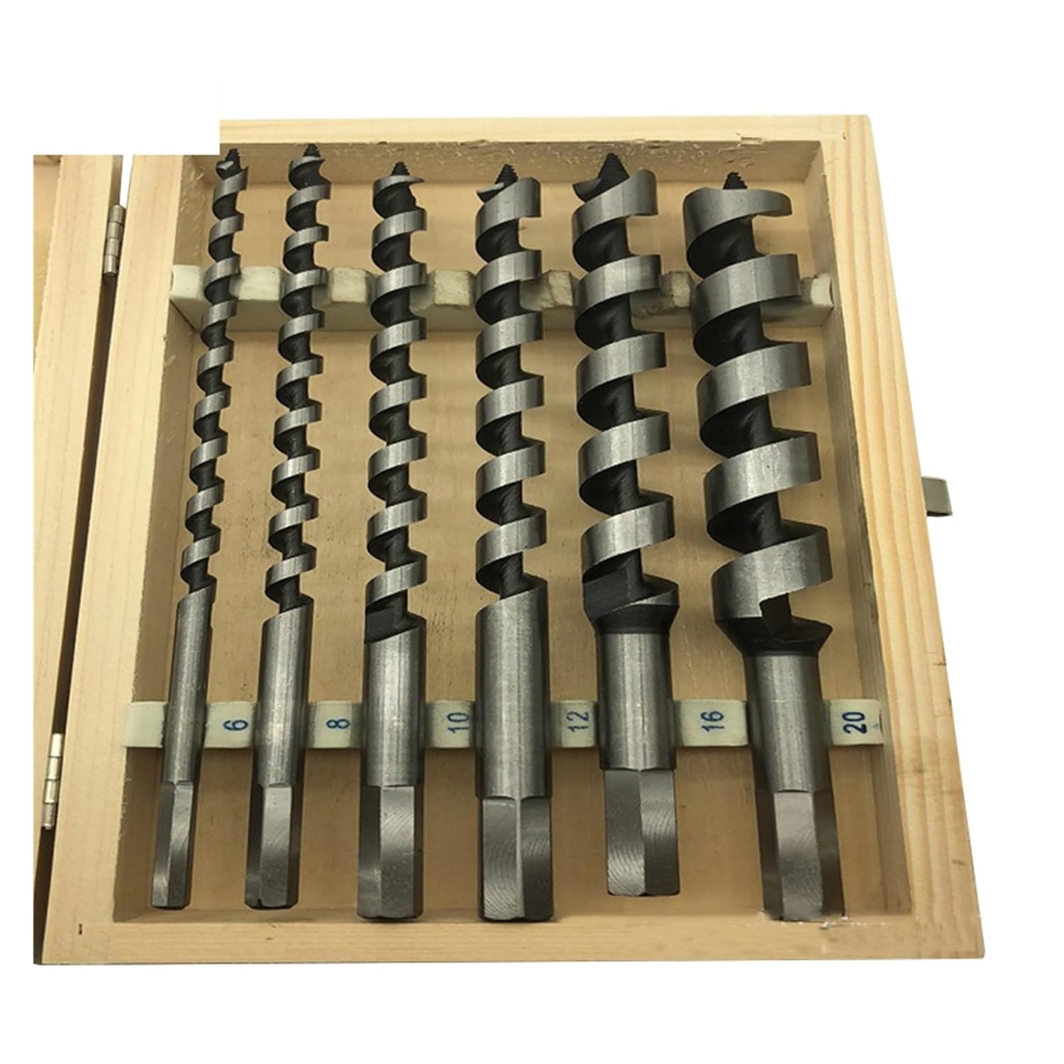 6/8/10/12/16/20mm Auger Drill Bits Wood Carpenter Masonry Drills Set for Woodworking