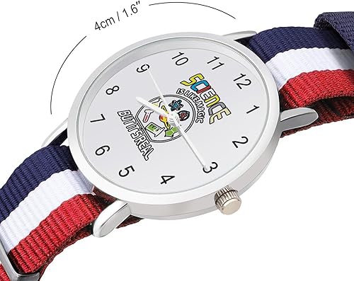 Miniatura 2 de Science Like Magic Men's Fashion Watches Sport Nylon Strap Wrist Watch Casual Quartz Wristwatch