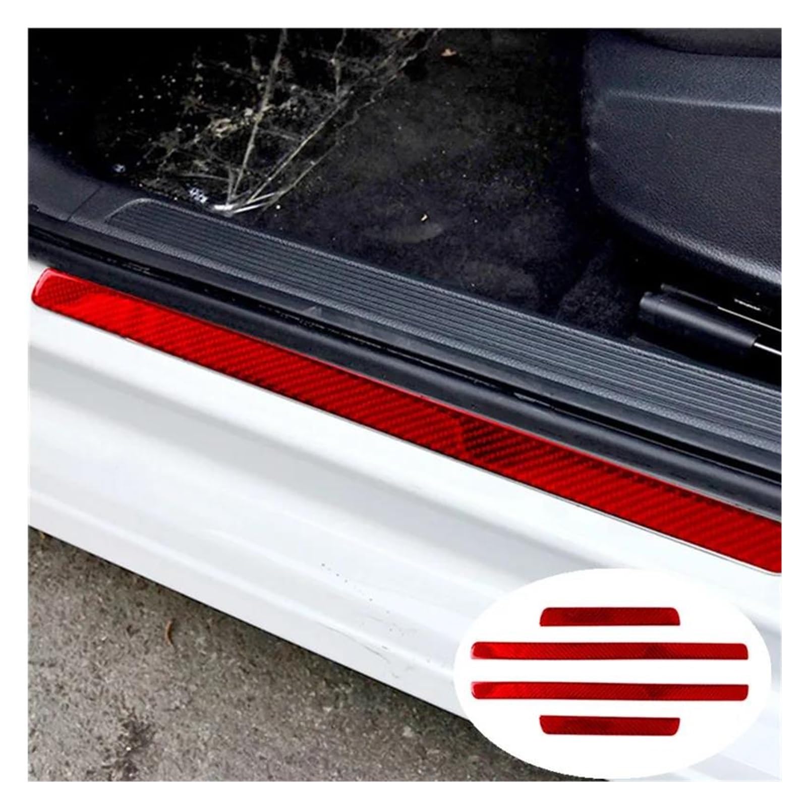 Consolle Cover Interni Per VW Per Golf 7 Per GTI MK7 2014-2019 Decorazione Di Interni Per Auto Protezione Adesivo Rosso Accessori Per Lo Styling Car Interior Central Conole(27)