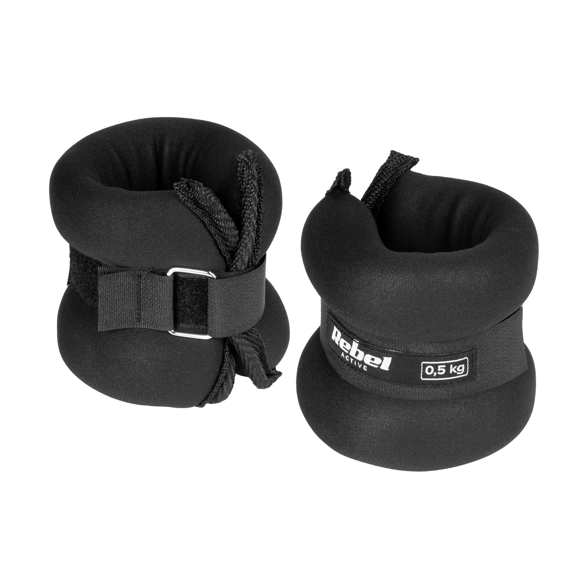 Rebel Pesi per caviglie e polsi gambe regolabili comode 2 x 0,5 kg RBA-3500-0,5