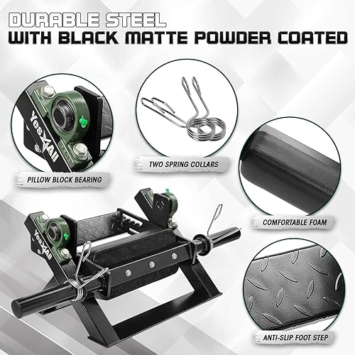 Miniatura 3 de Yes4All Máquina de elevación de pantorrillas, máquina de terneros Tibia Dorsi, entrenador profesional de Tibialis, equipo de máquina de pantorrilla