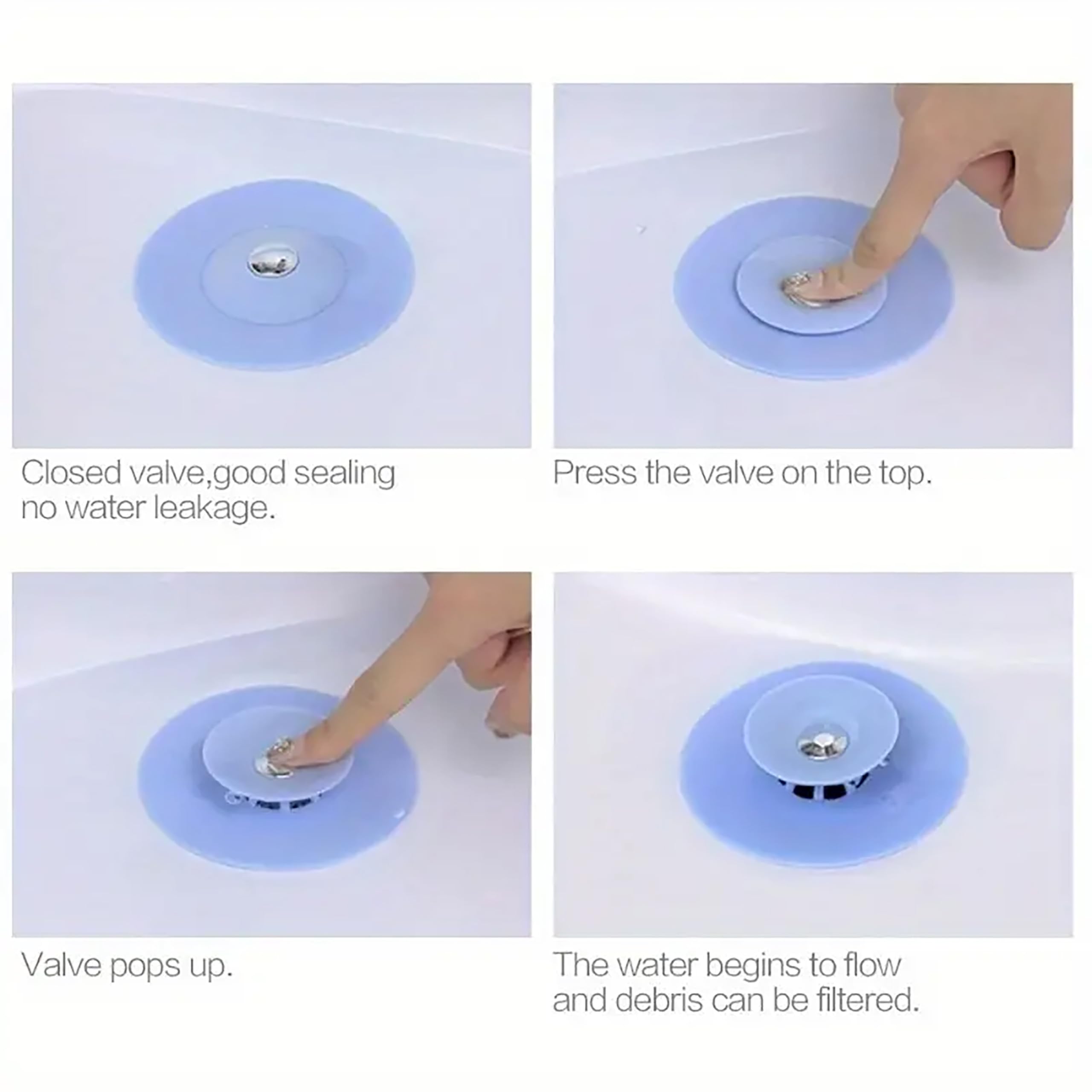 Promosyonca Lavabo ve Küvet Tıkacı (Pembe)