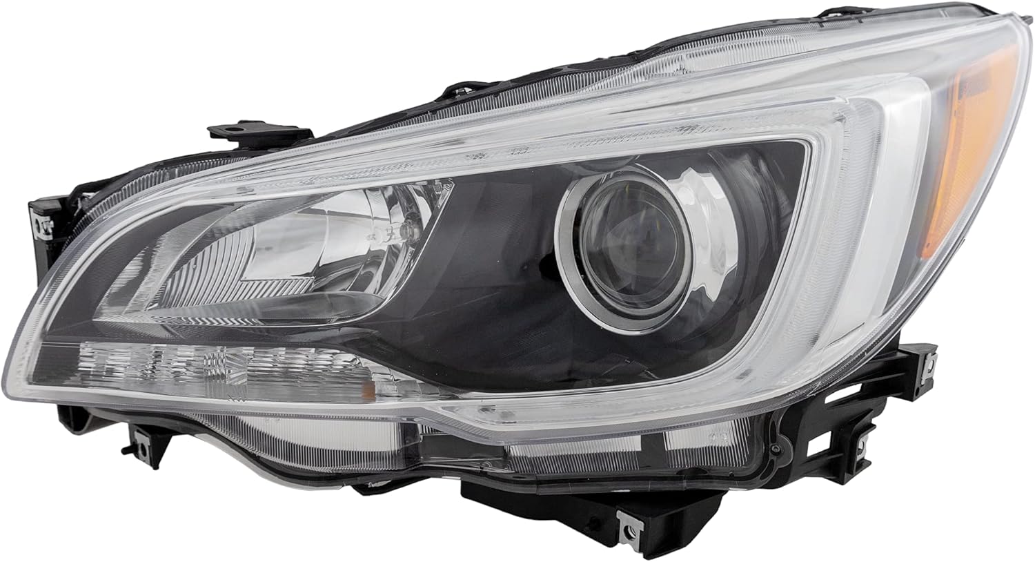 Garage-Pro Headlight Compatible with SUBARU LEGACY/OUTBACK 2015-2018 LH Assembly Halogen Black Interior CAPA