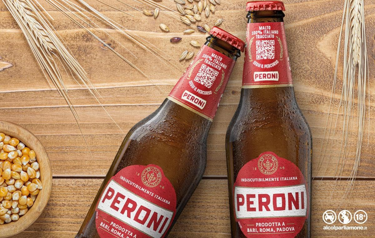 12 x Peroni Bier Prodotta a Bari 0,3l mit 4,7% Vol.