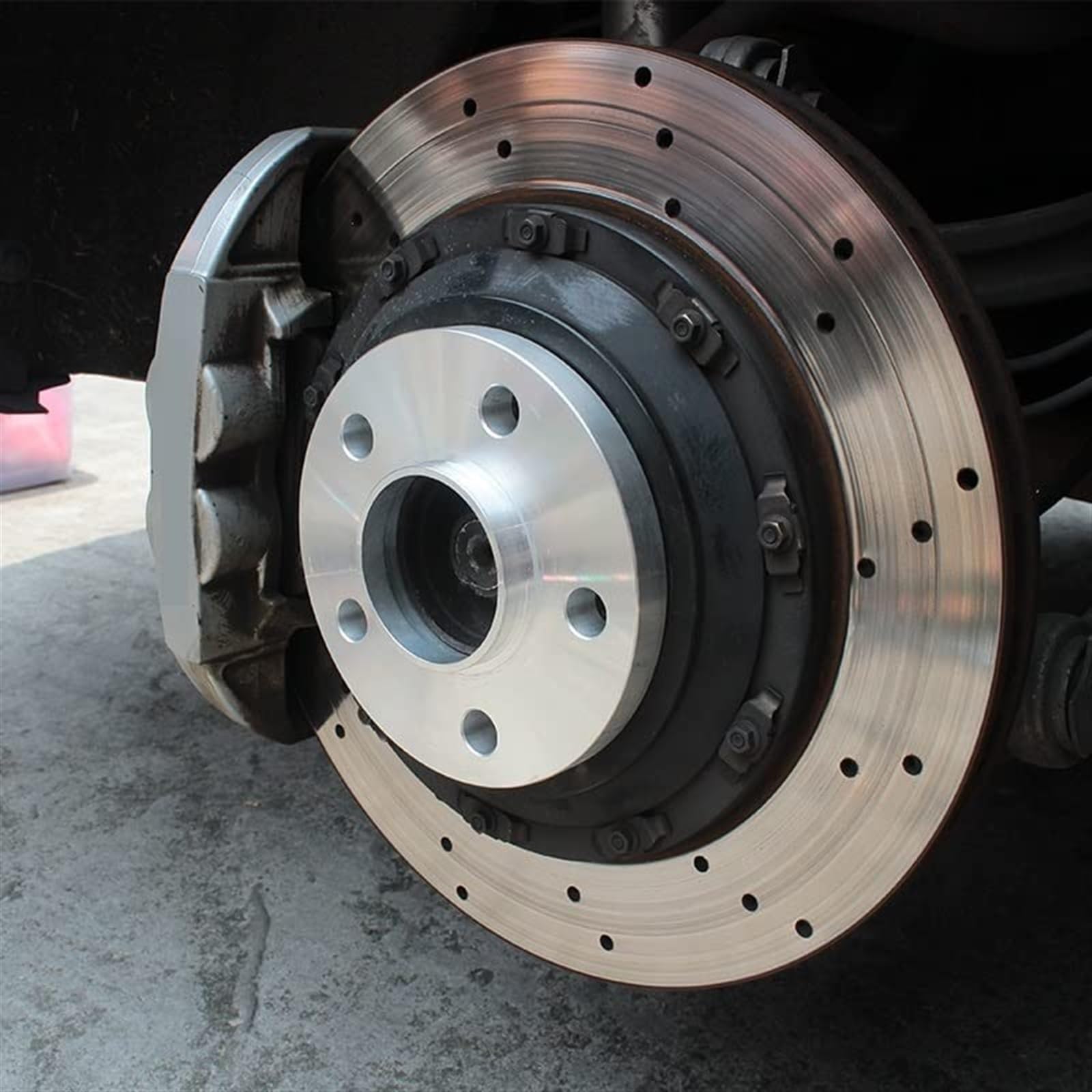 2 sztuki 12/15/20mm PCD 5x112 CB 66.5 aluminiowe podkładki dystansowe do kół, samochodu, seria C240 ​​G-CLASS Adapter dystansowy do kół samochodowych(BLACK 2PCS 20mm Silver)