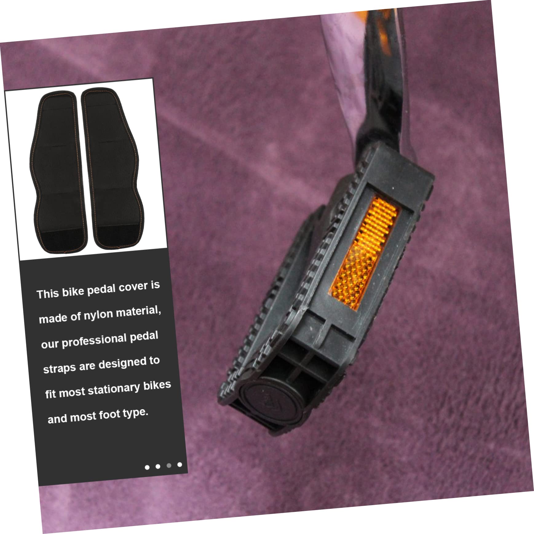 BESPORTBLE 5pares Cubiertas De Pedal De Bicicleta Ajustables Correas Antideslizantes para Bicicleta Accesorios De Ciclismo para Experiencia De Conducción Cómoda Protección De Pedales para