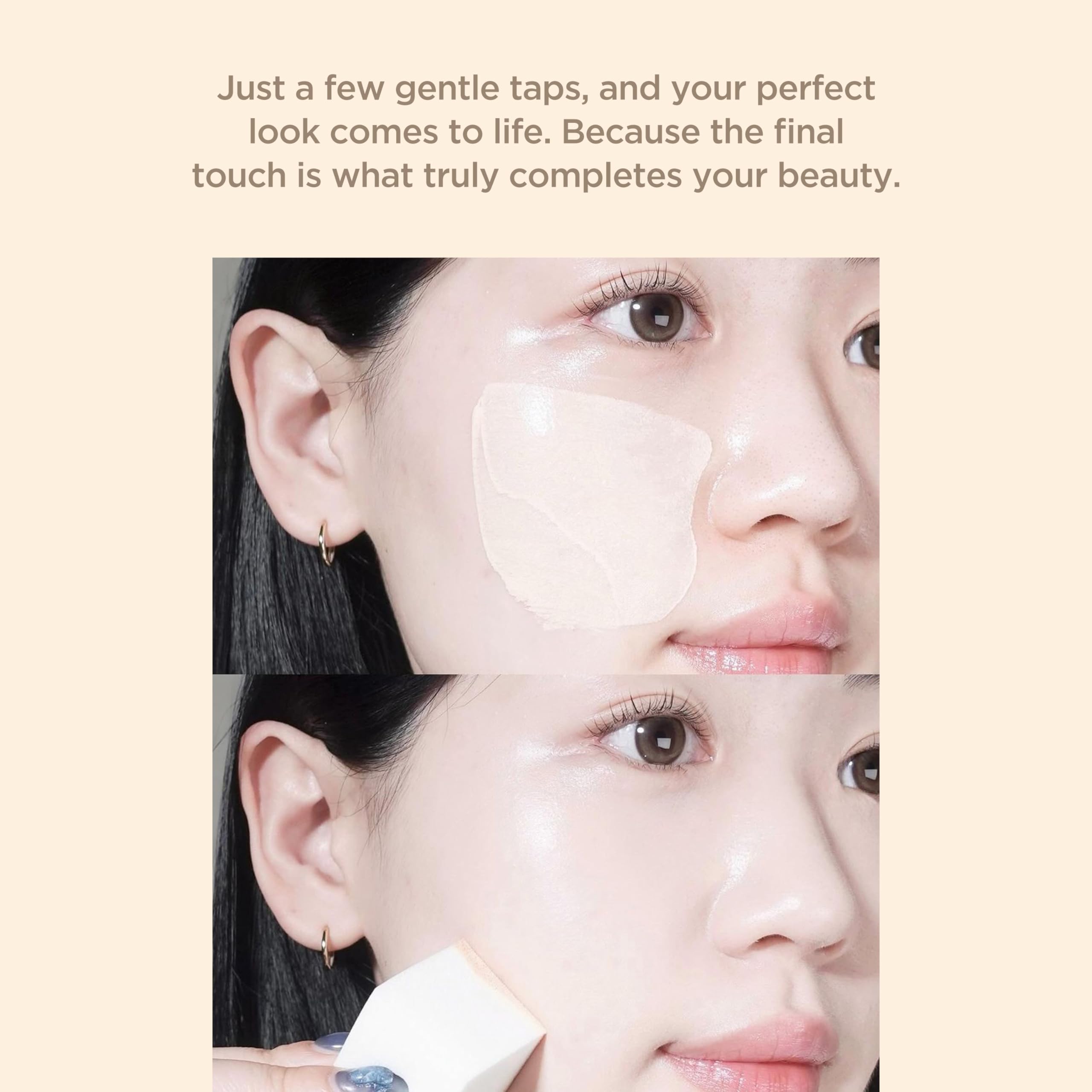 Piccasso Makeup Schwämme für Foundation 20P - Latex Quadratische Schwämme für Gesichts-Make-up, langanhaltende Schwämme mit Beschichtungsoberfläche, ideal für hohe Haftung & hygienischen täglichen
