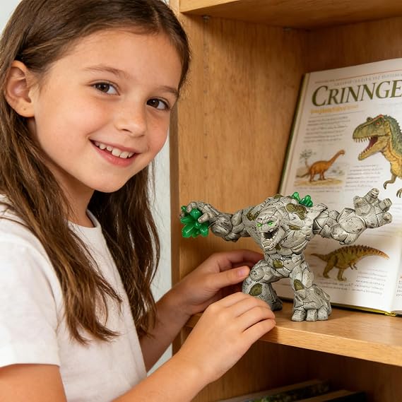 Doyomtoy Stone Monster Toys, Children's Fantasy Creature Toys, Stone Monster Animal Models, Creative Play, Collectible Mythical Beasts, Figurine Gifts for Kids, Birthday Doll Gifts for Boys and Girls