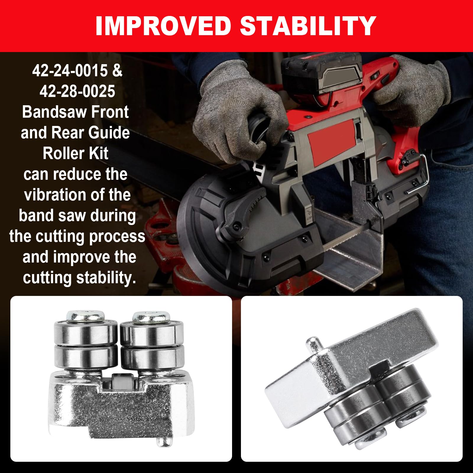 Amazon | Niahm 42-24-0015 & 42-28-0025 バンドソー 前後ガイド