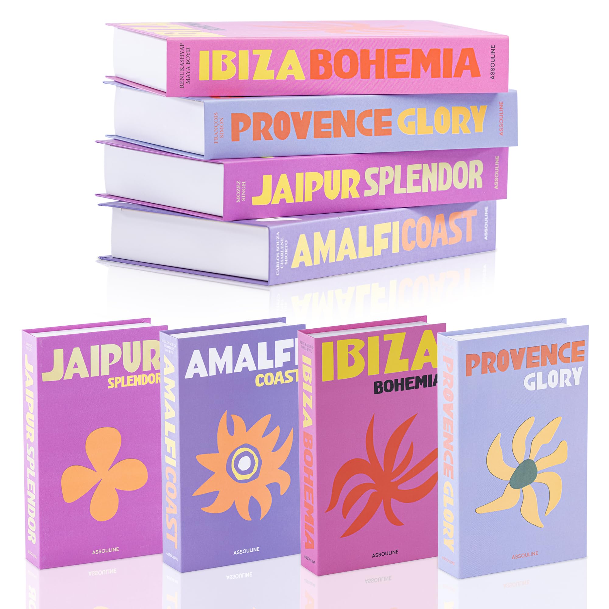 Preppy Room Decor Aesthetic Books for Decor,4 Pack Preppy Decor Faux ...