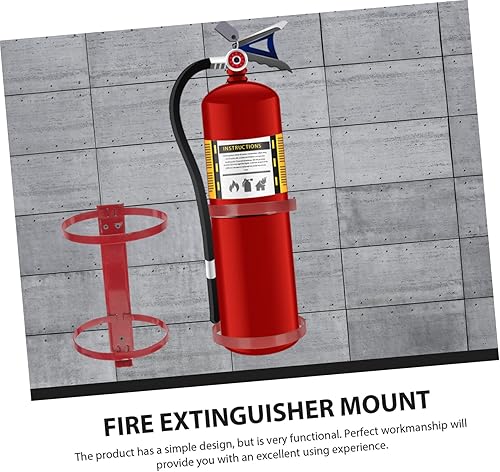 Miniatura 6 de jojofuny 2pcs Fire Extinguisher for Rv, Vehicle, Electrical, First Alert, Car Mount, Dry Powder, Wrought Iron Holder Vehicle Fire Extinguisher Small