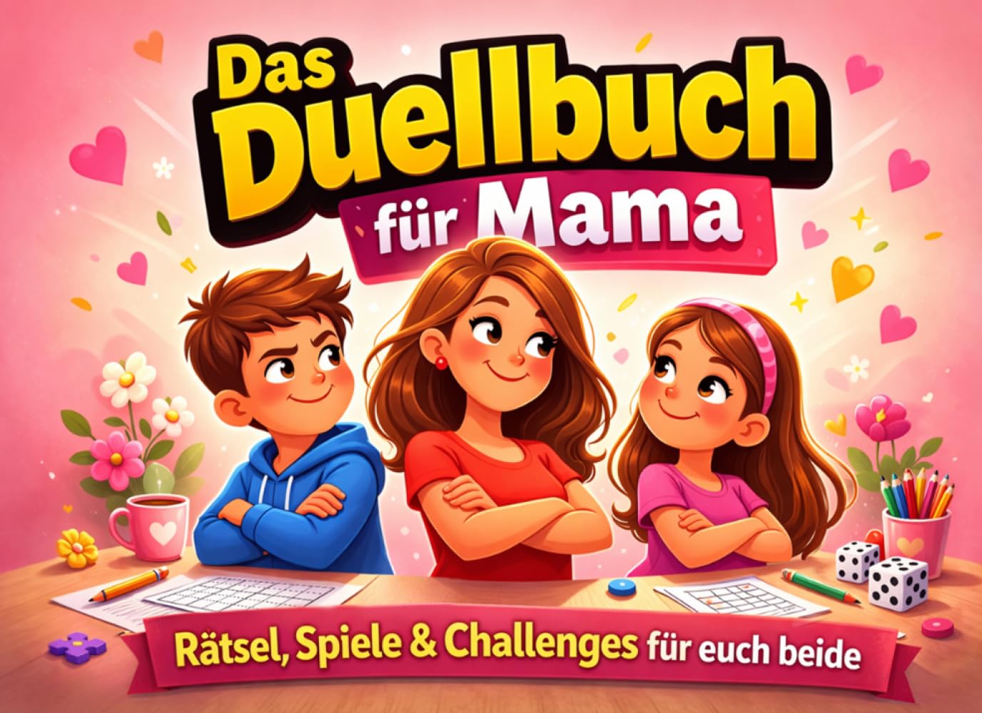Das Duellbuch für Mama: Rätsel, Spiele & Challenges für euch beide | Mama Geschenk für unvergessliche Momente zu zweit
