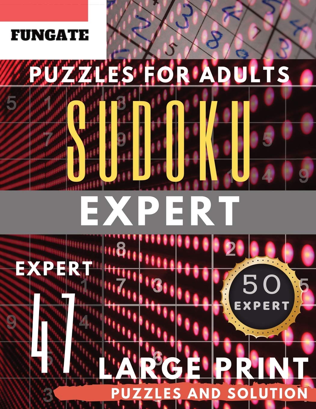 Buy Expert Sudoku Puzzles for Adults Large Print FunGate Activity Book